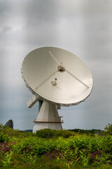 Goonhilly earth station cornwall england uk 