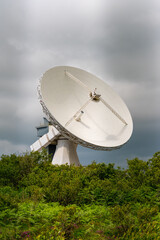 Goonhilly earth station cornwall england uk 