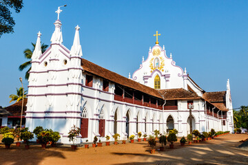 St Thomas church in Palayur (Palayoor) in  the Thrissur district in Kerala state in southern India,...