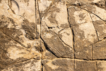 weathering marks on ancient wall