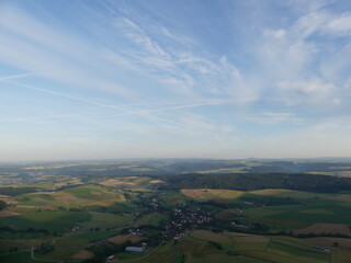 Sicht auf Beggingen und Schwarzwald