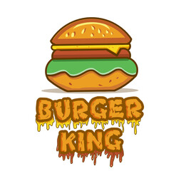 Big burger delicious ilustration vector eps.