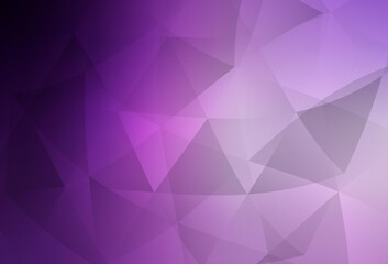 Light Purple, Pink vector abstract mosaic pattern.