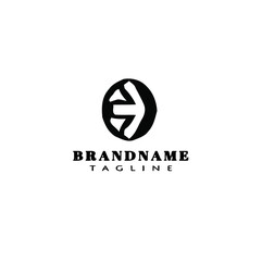 beautiful arrow design template logo icon black vector simple