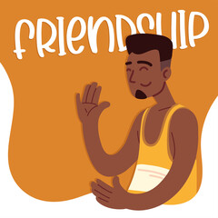 friendship celebration man