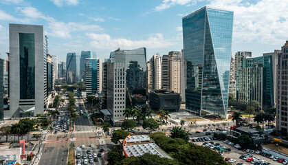 Fototapeta na wymiar Vila Olimpia, São Paulo, Brasil