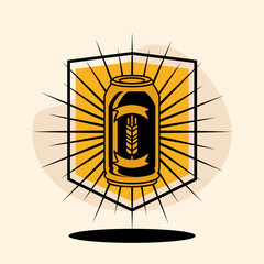 beer emblem vintage