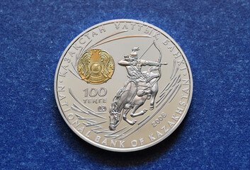 moneda de plata de kazajistan