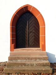 Old door and doorknob