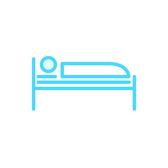 Illustration Vector Graphic of Bed icon