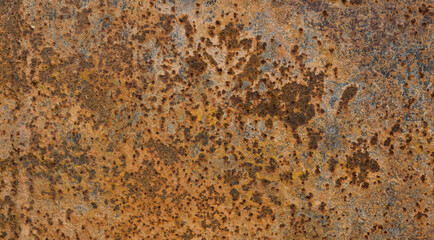 Grunge rusted metal texture, rust, and oxidized metal background. Old metal iron panel