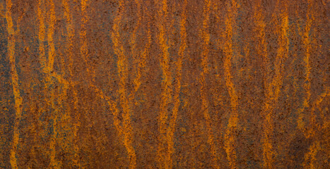 Grunge rusted metal texture, rust, and oxidized metal background. Old metal iron panel