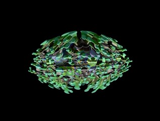 Imaginatory fractal background generated Image