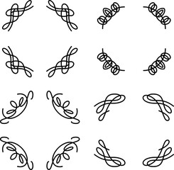 Obraz premium フレーム用デコレーションラインのセット