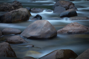 river and stone