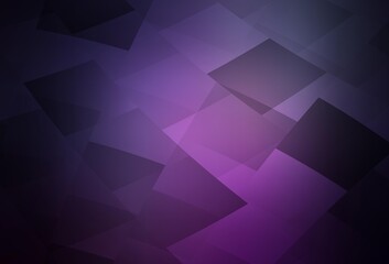 Dark Purple, Pink vector template with rhombus.