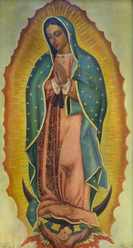 A copy of Our Lady of Guadalupe. Votivkirche, Wien – Votive Church, Vienna, Austria. 2020-07-29. 