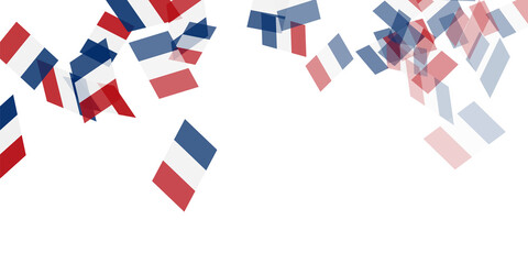 フランス　 国旗　空　背景