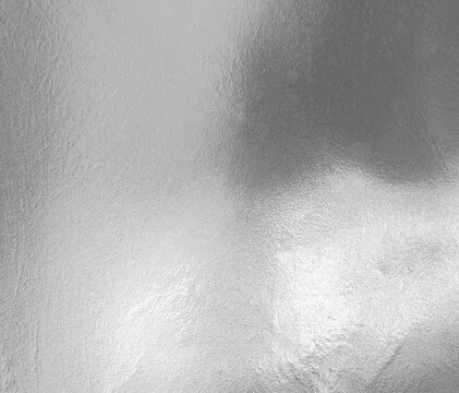 Shiny leaf silver foil paper background
