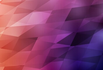 Obraz premium Dark Pink, Red vector template with rhombus.