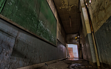 炭鉱施設　浴場区画