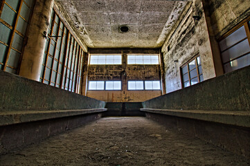 炭鉱施設　浴場区画