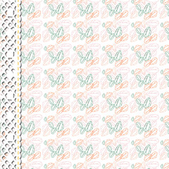 Floral pattern with lace and embroidery. Backgrounds are not seamless for scrapbooking, needlework and printing on all types of clothing and fabrics. Retro, wedding, delicate.