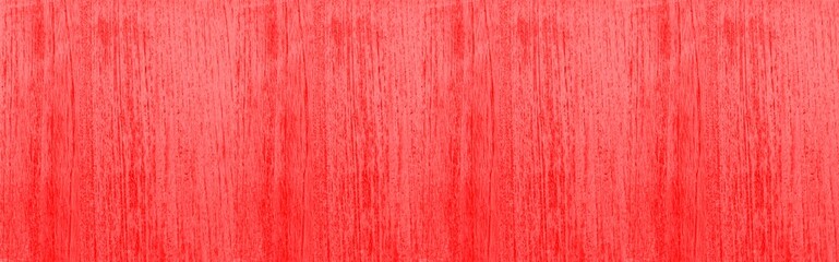Panorama of Red vintage wooden table top pattern texture and seamless background