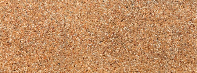 Panorama of Polished Granite Floor Tiles brown texture and background seamless