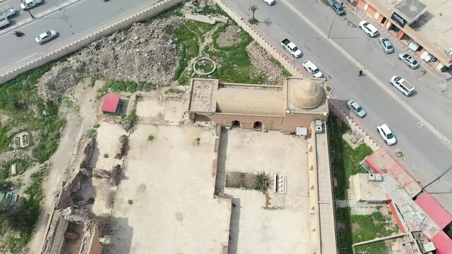 arial view of Tikrit city , Iraq