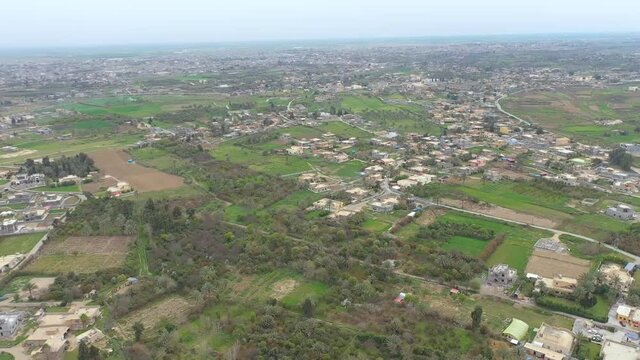 arial view of Tikrit city , Iraq