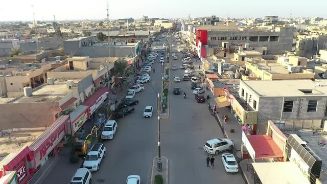 arial view of Tikrit city , Iraq