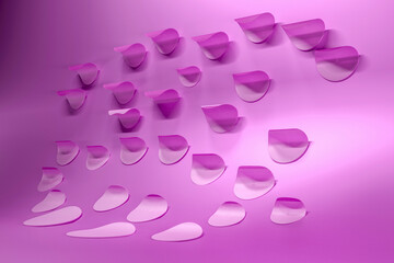 3d Background, web background; Pink color background; 