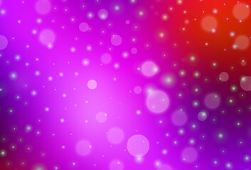 Light Pink, Red vector pattern in Christmas style.