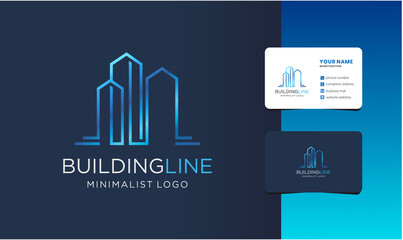 home wealth management logo design. building or property icon.