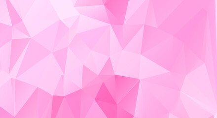 Abstract Pink Color Polygon Background Design, Abstract Geometric Origami Style With Gradient