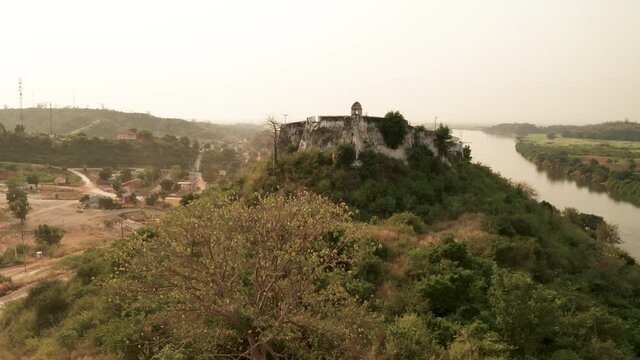 traveling up, Muxima, place of religious worship, Angola, Africa