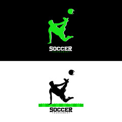 Creative soccer design concepts, illustrations, vectors