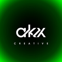 AKX Letter Initial Logo Design Template Vector Illustration
