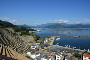 Fototapeta premium 遊子水荷浦段畑