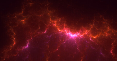 3D rendering abstract fractal business background