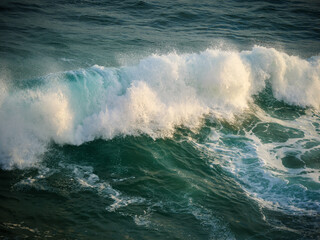 Breaking wave. Garden Route. Western Cape. South Africa
