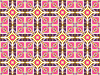 Ethnic texture pattern Abstract geometric fabric Vector oriental illustration retro embroidery repeating 
