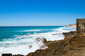 beach and rocks