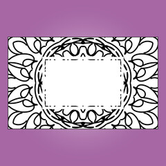 frame with flowers and butterflies
