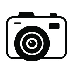 camera vector Icon-  Black style high quality vector illustration.