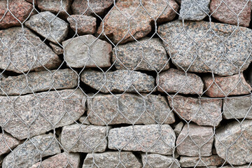 Stone wall background, rock materials for construction.