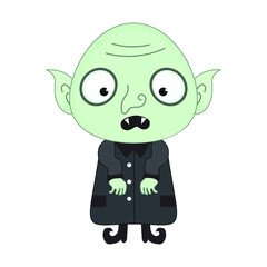 Halloween monster fantomas. Vector illustration