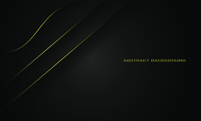 abstract background with elegant gold line on the left for cover, banner, poster