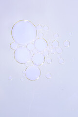 Background of cell-like appearance using red oil